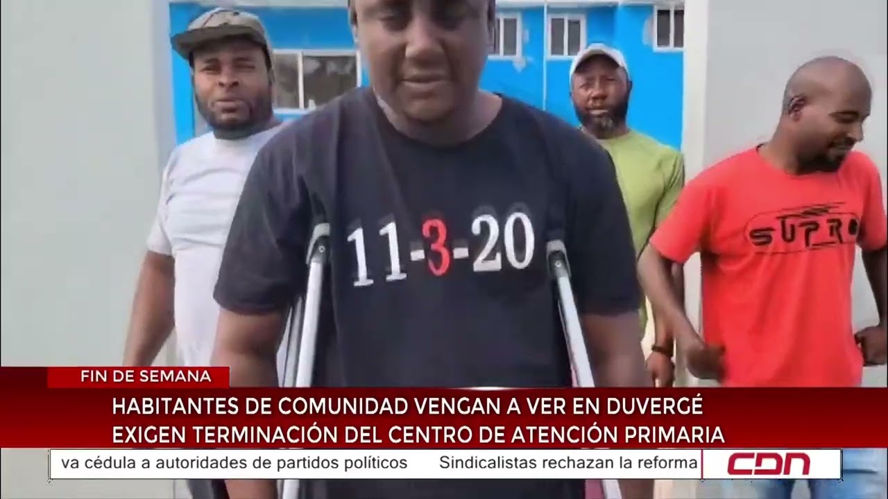Habitantes de comunidad Vengan a Ver en Duvergé exige terminación del Centro de Atención Primaria
