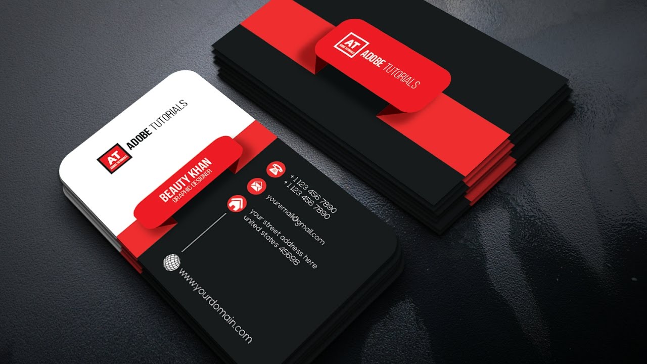 Creative Business Card | Adobe illustrator CC Tutorial |