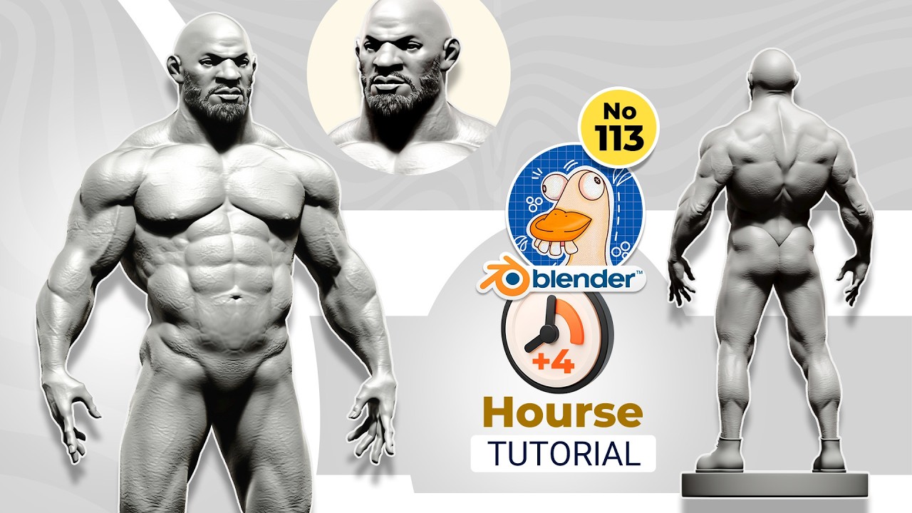 Unleash Your Inner Artist: Create Stunning 3D Characters in Blender with This Anatomy Tutorial!