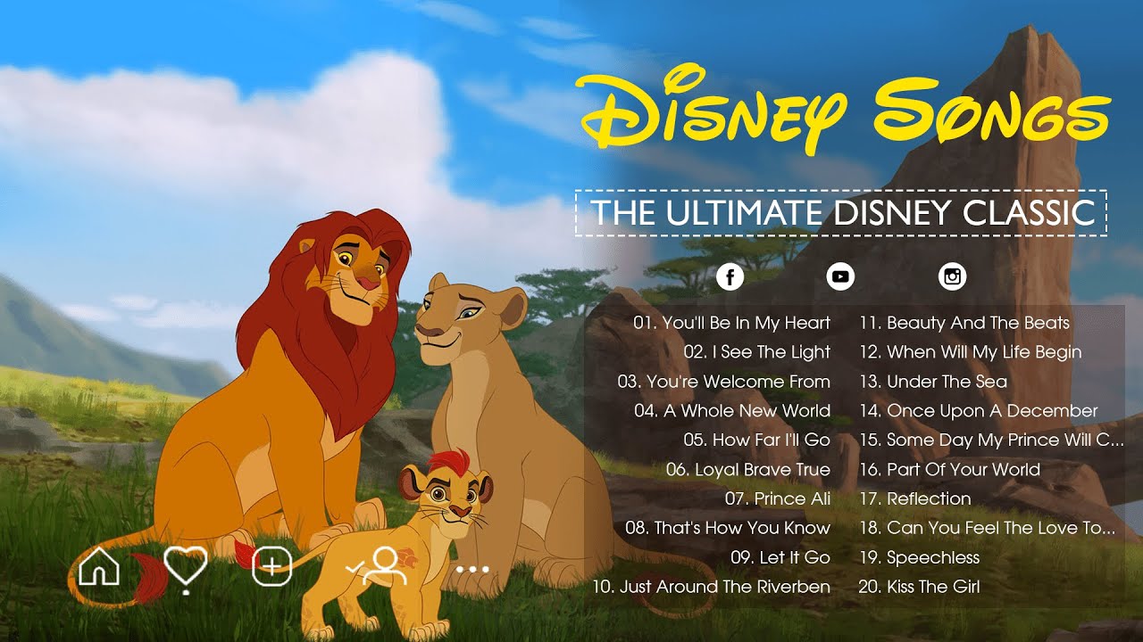 Disney's Best Music With Lyrics 🌞 List of Disney Movie Soundtracks 🌞 Disney Songs 🌞 Disney Music