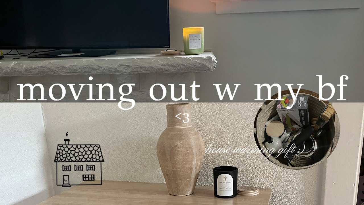 i moved out w my bf :)