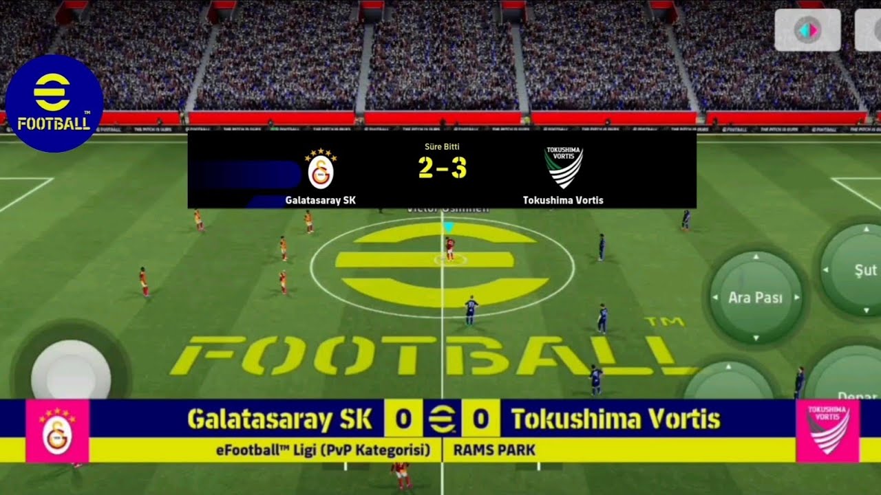 EFOOTBALL GAMEPLAY MOBİLE ( FUTBOL OYUNU  ) football game 