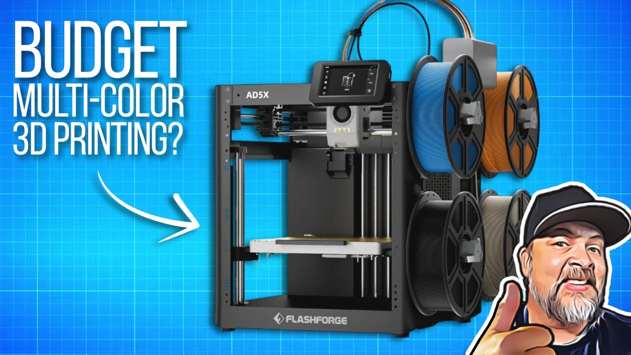 ЛЕГКО и ВЕСЕЛО! Обзор многоцветного 3D-принтера Flashforge AD5X