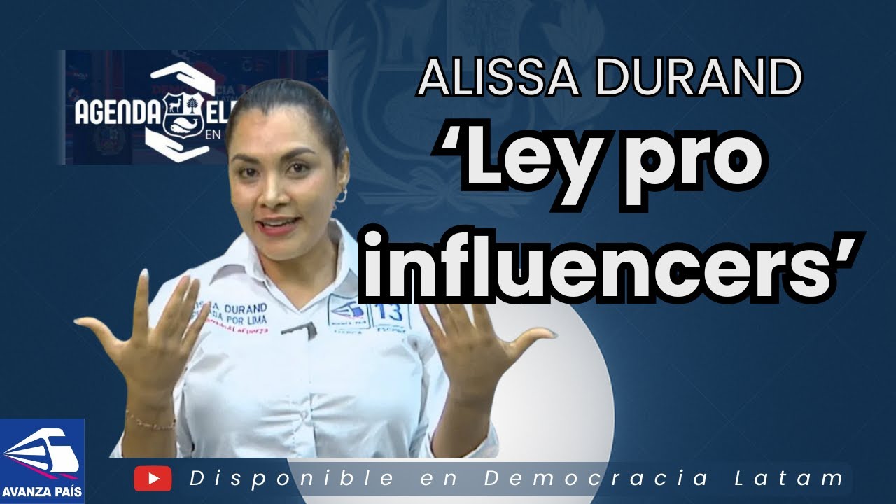 Alissa Durand: Derechos para streamers y emprendedores digitales | Elecciones 2026