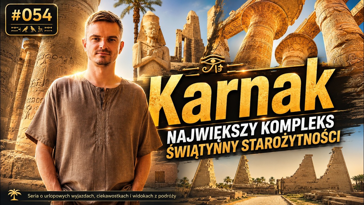 Kompleks świątyń w Karnaku - Świątynia Amona-Re, sala hypostylowa i inne cuda Egiptu Ep.054