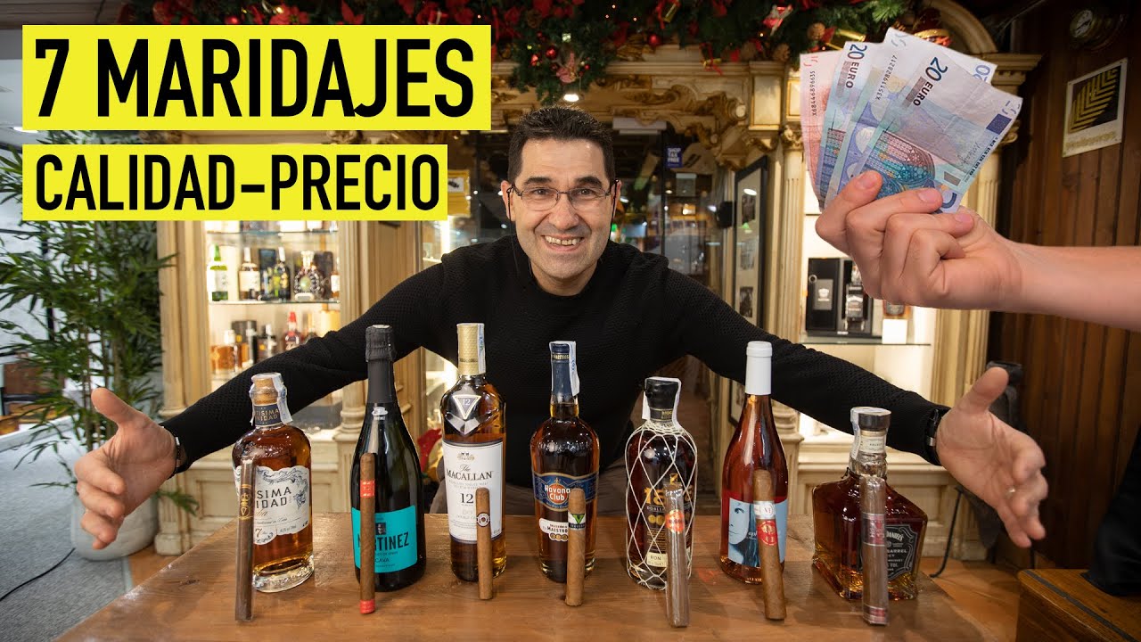 ✅ 7 MARIDAJES a un PRECIO IMBATIBLE | Bebida y Puro | Cigar Specialist