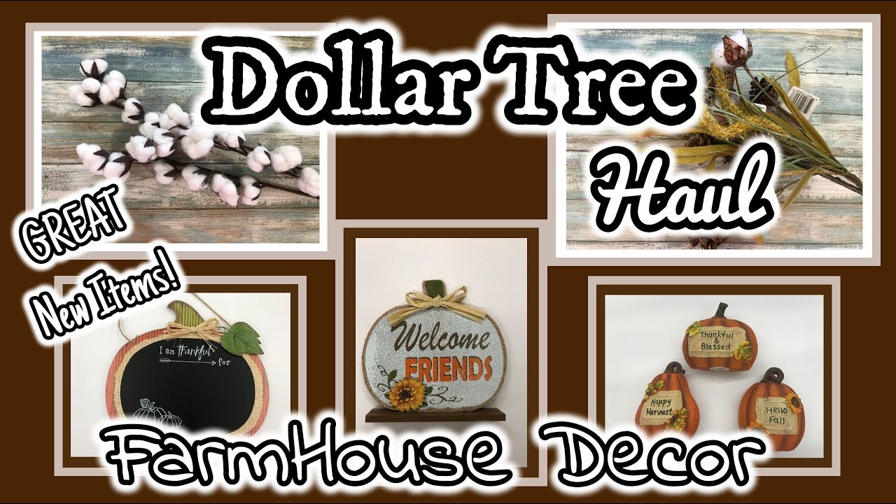 Dollar Tree HAUL | NEW FINDS at the Dollar Tree | Farmhouse Decor