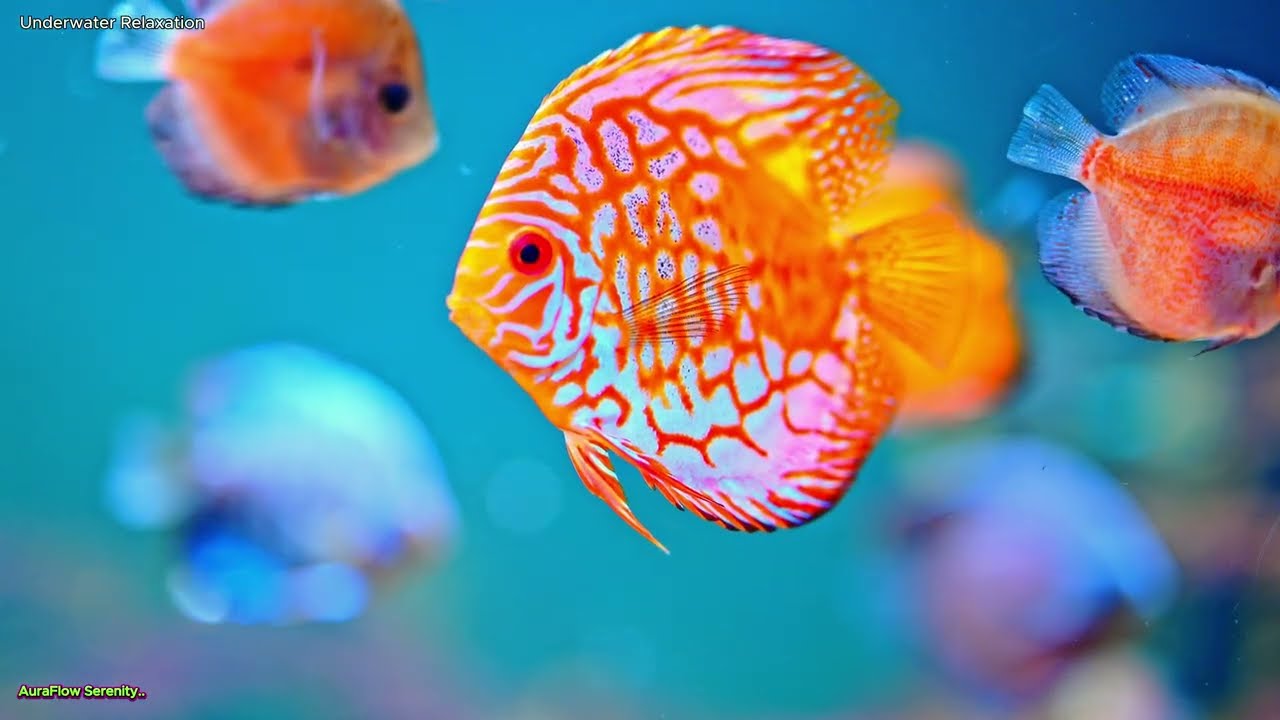 4K Underwater Relaxation 🌊 Soothing Piano & Deep Ocean Sounds for Sleep, Meditation & Stress Relief