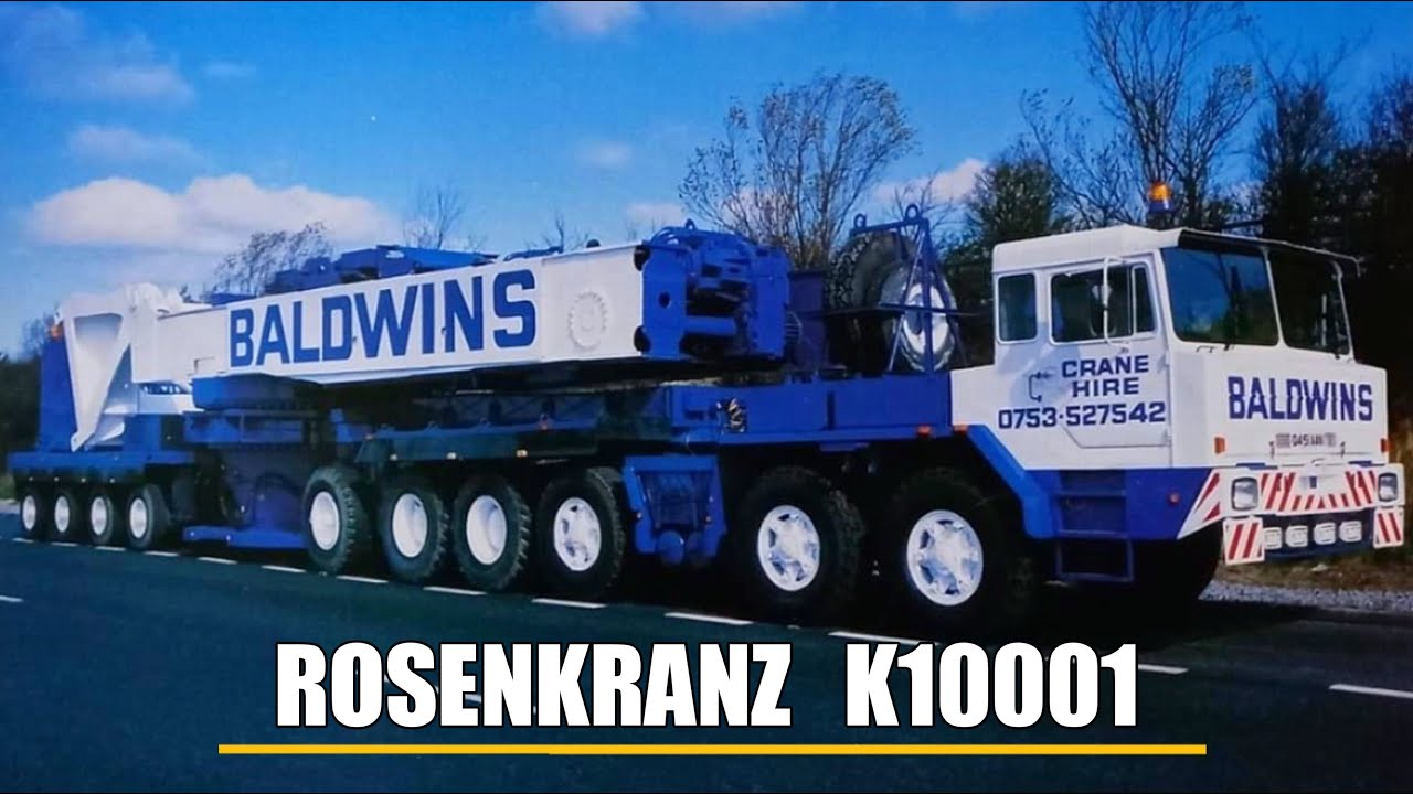 Rosenkranz K10001 The World's First 1,000 Tons Capacity Mobile Crane