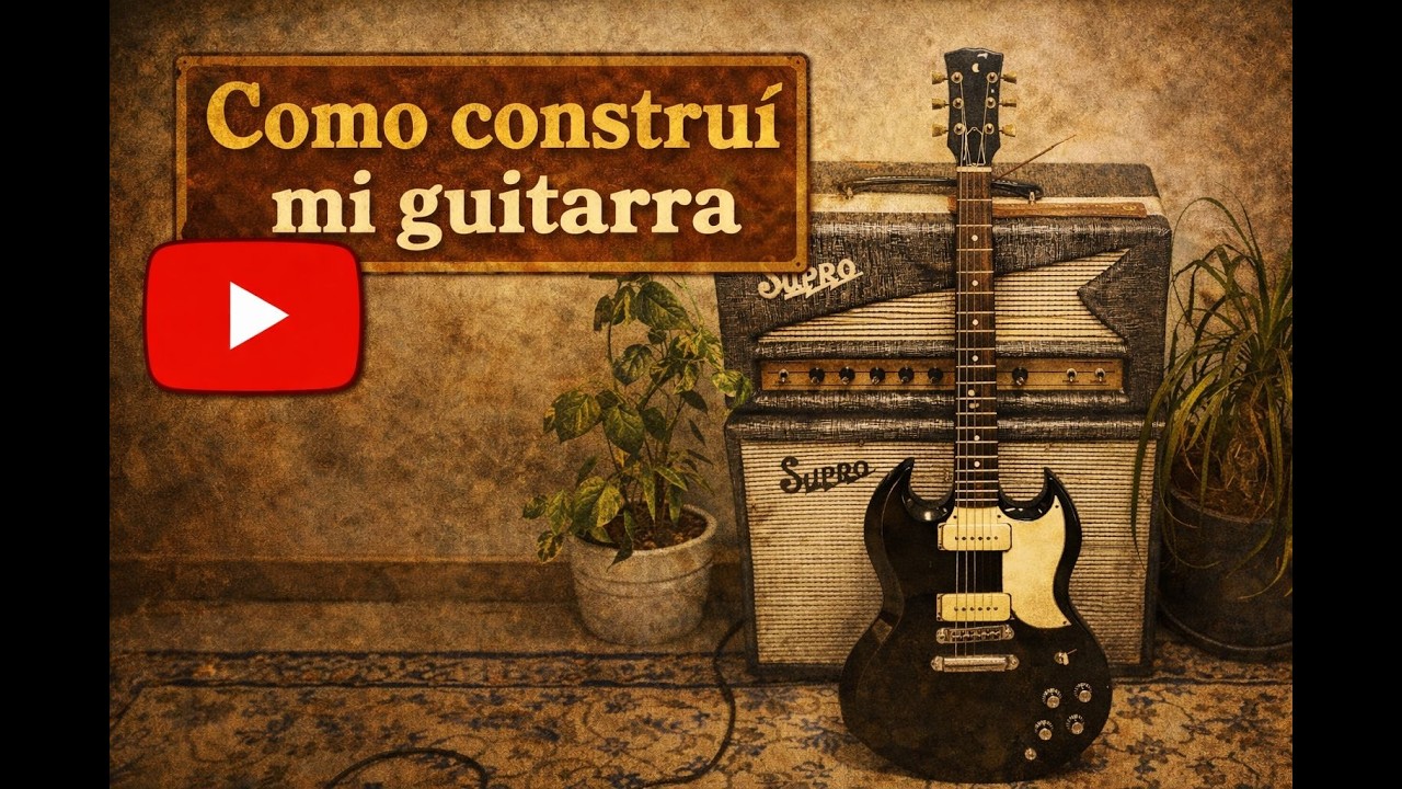 Construí una Guitarra SG desde CERO en un Taller