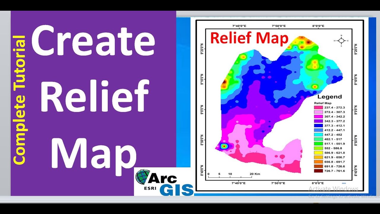 Как создать карту рельефа в ArcGIS | Анализ рельефа | Анализ ЦМР