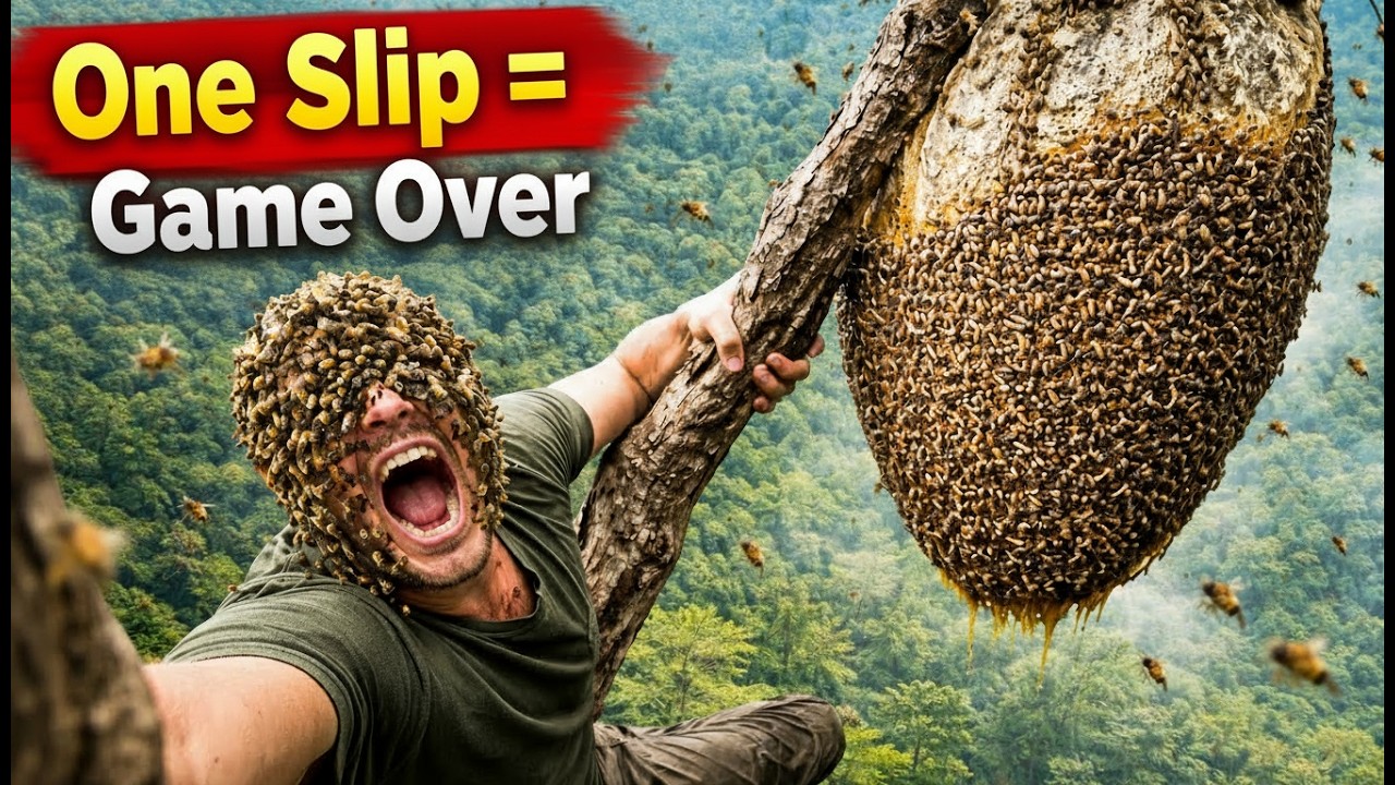 This Giant Beehive Almost Killed Me (No Way Down)