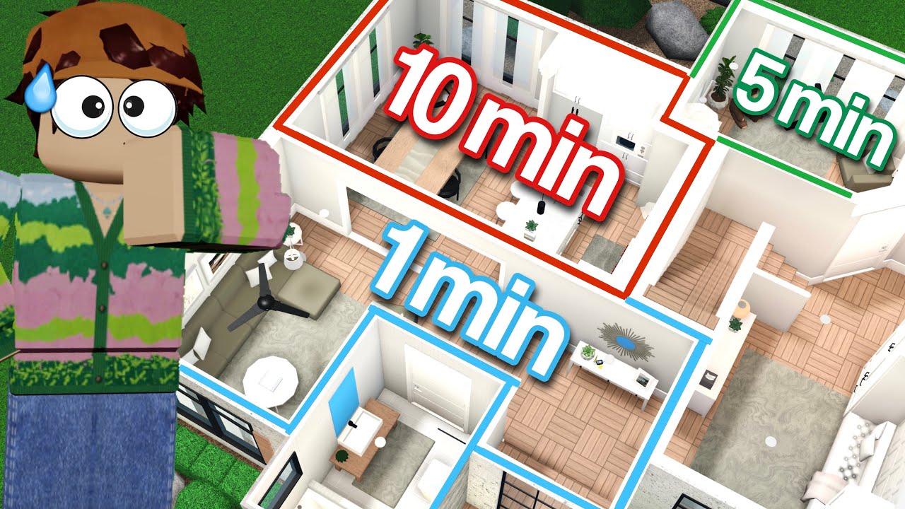 bloxburg but each room is a DIFFERENT TIME LIMIT