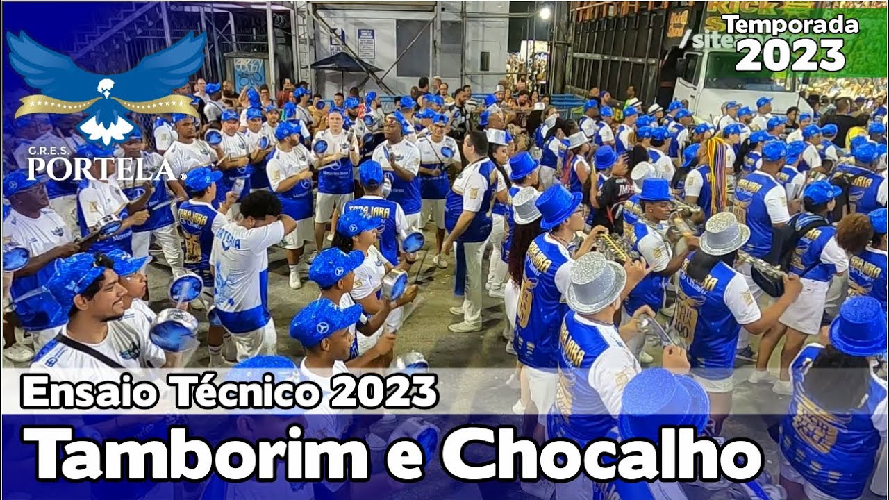 Portela 2023 | Tamborins e chocalhos - Ensaio Técnico | Samba ao vivo - #ET23