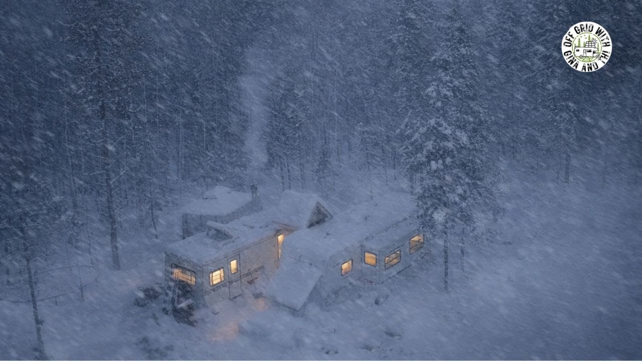 We Left Our Off-Grid Homestead …Then a Winter Storm Hit | Building a Home while Living in an RV