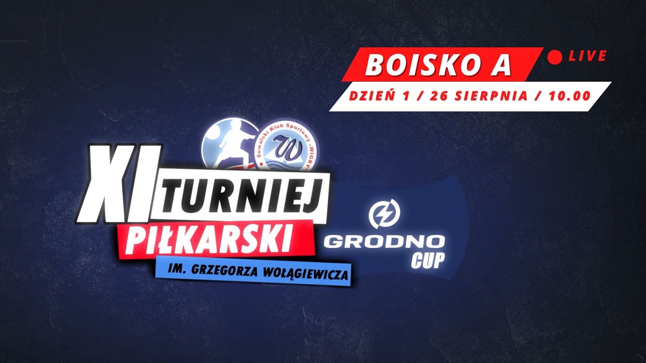 (NA ŻYWO - dzień 1) XI Turniej Piłkarski im. Grzegorza Wołągiewicza BOISKO A
