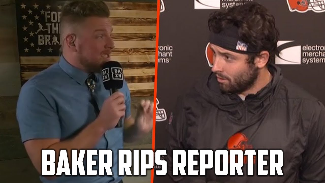 Pat McAfee Reacts to Baker Ripping on Reporter