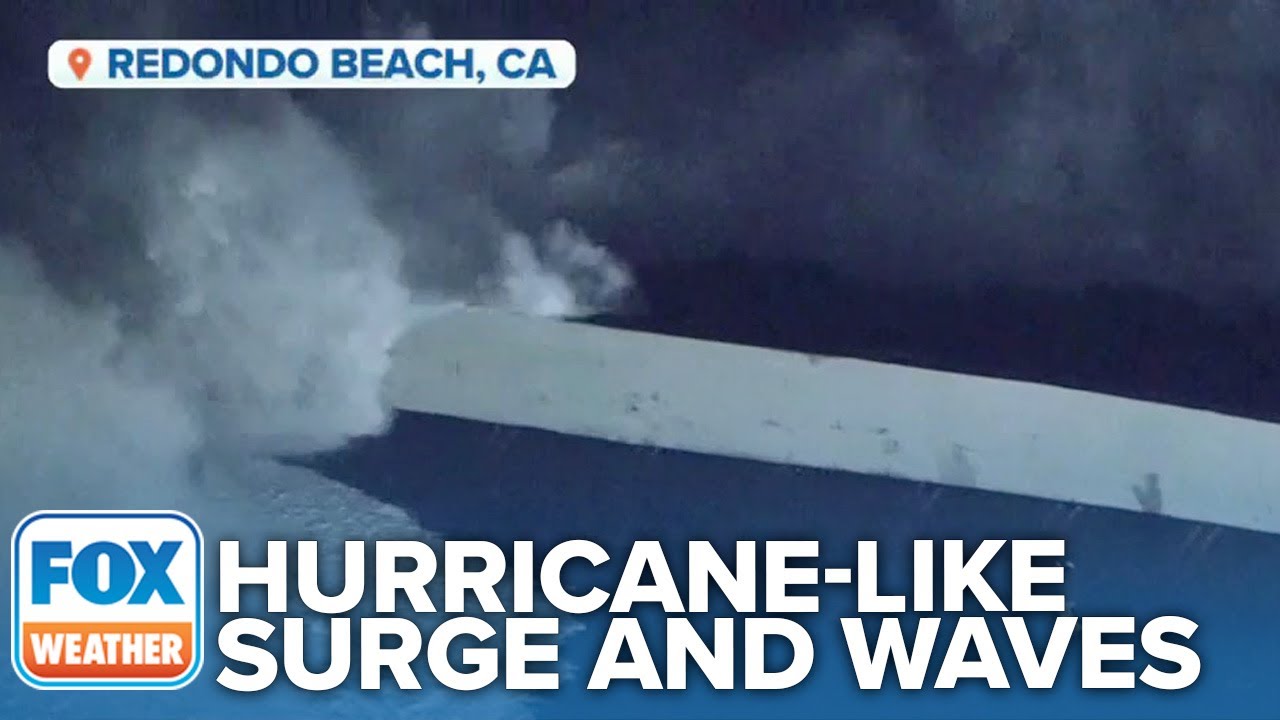 California Coast Sees Hurricane-Like Surge, Waves In Aftermath Of Bomb Cyclone