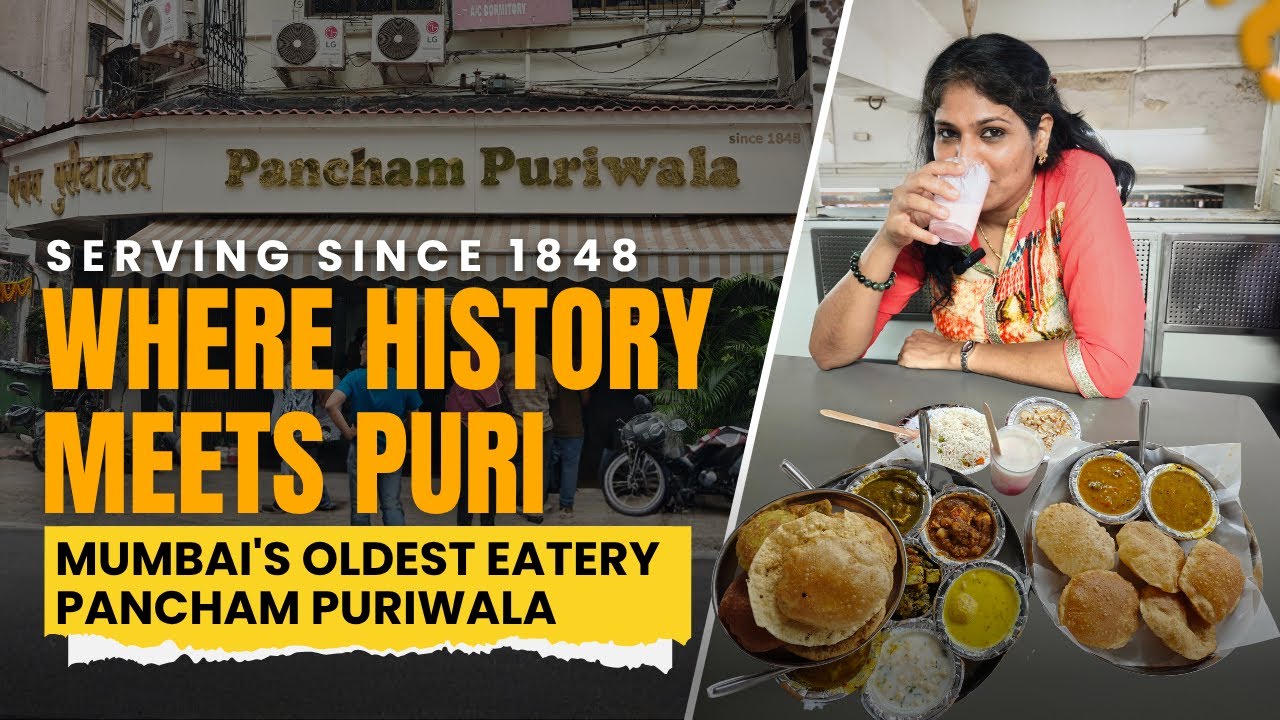 Serving Puris Since 1848 — Pancham Puriwala Mumbai Vlog