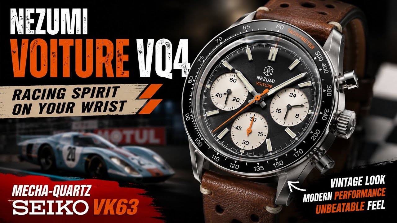 The Hidden Gem Of Racing Chronographs | Nezumi Voiture VQ4 Review