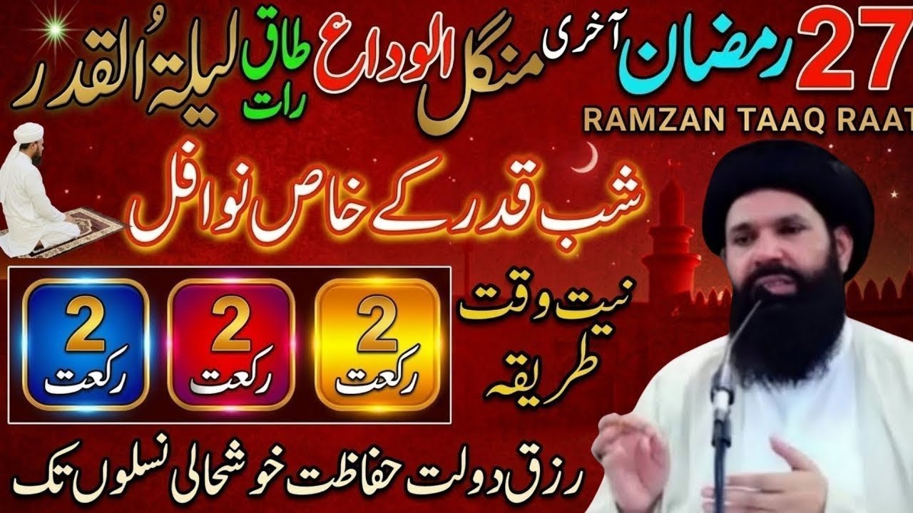 27 Ramzan Shab e Qadr ke 12 Rakat Nwafil Namaz Parhne ka Tarika ! Laylatul Qadr ! Shab e qadr ki nmz
