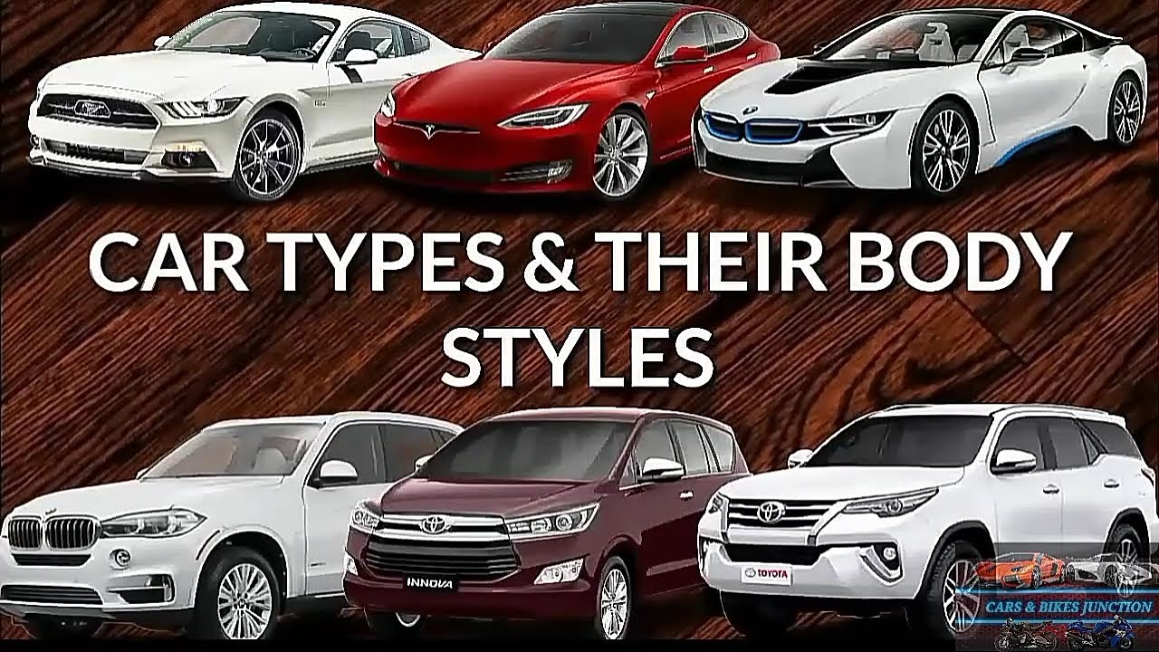 Car Types And Their Body Styles| Different styles of car body shapes| Car Body Shapes