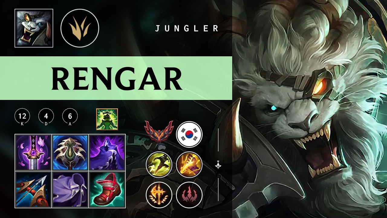 Rengar Jungle vs Kayn - KR Grandmaster Patch 26.03