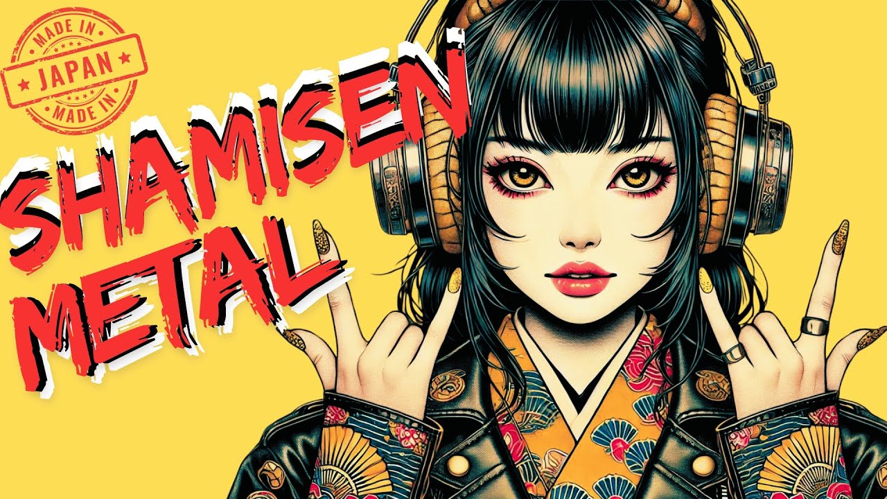 【和風BGM】Japanese Modern Fusion: shamisen & Metal 作業用 free BGM