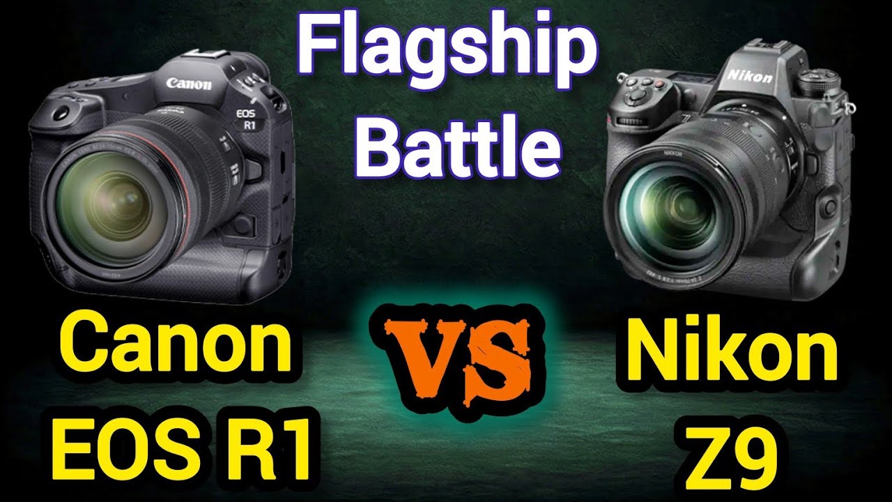 Canon EOS R1 vs Nikon Z9 – Ultimate Flagship Camera Battle in 2025! 🔥
