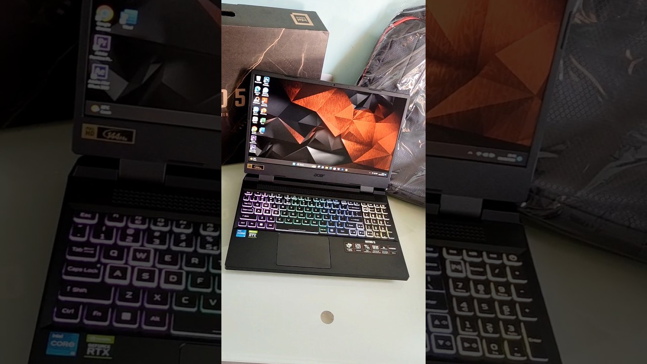 Unboxing Acer Nitro 5 AN515-58 with Intel Core i5 12500H RTX 3050