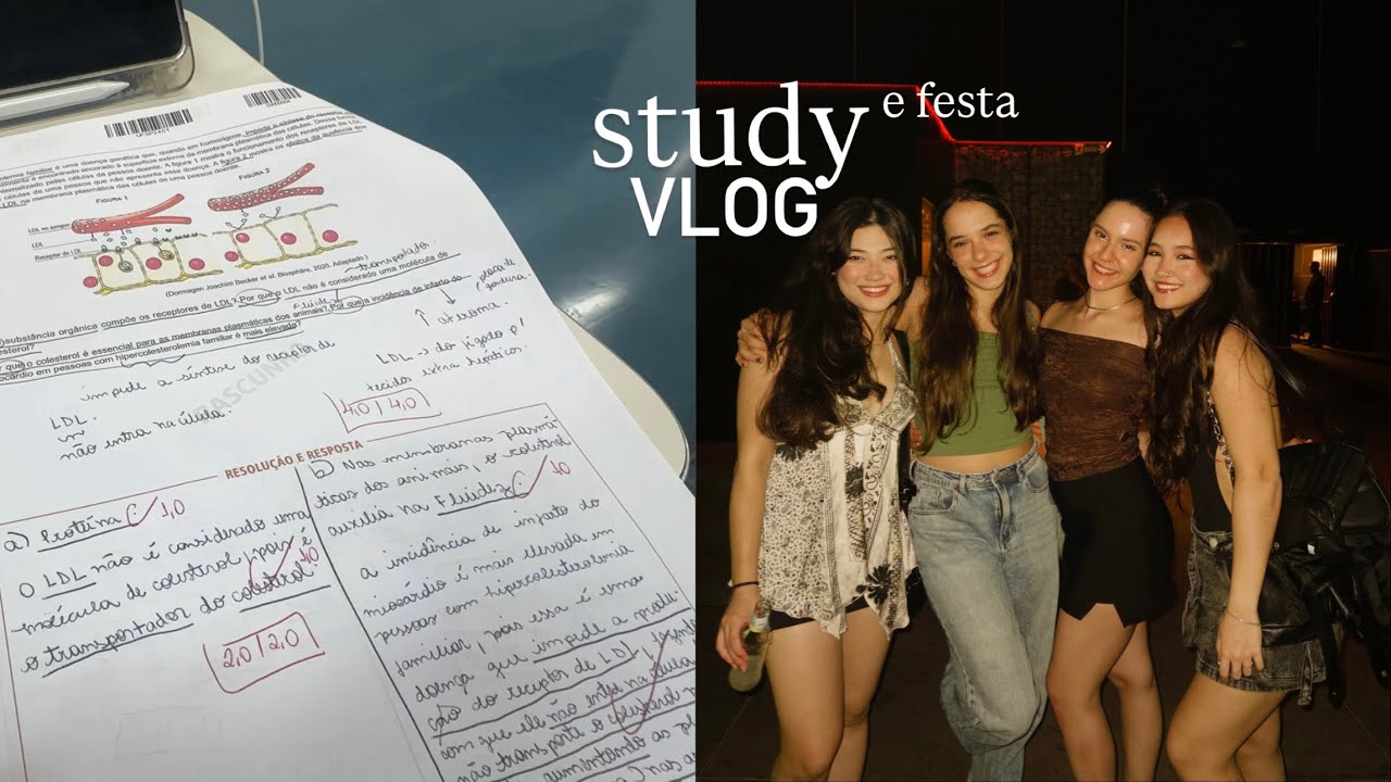 study vlog | ultimo vestibular de 2025!!!!!!!! 