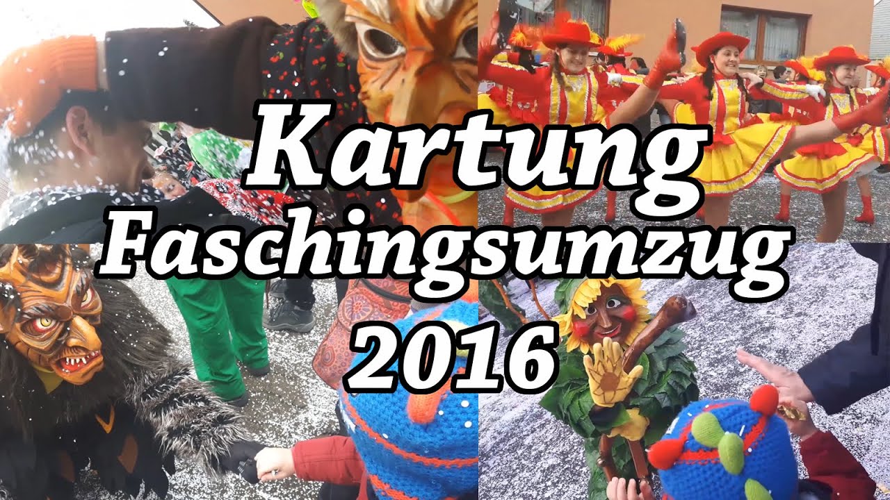 Kartung Faschingsumzug Mitschnitt 2016 - Baden-Württemberg Karneval in Baden Baden [VLOG Carnival]