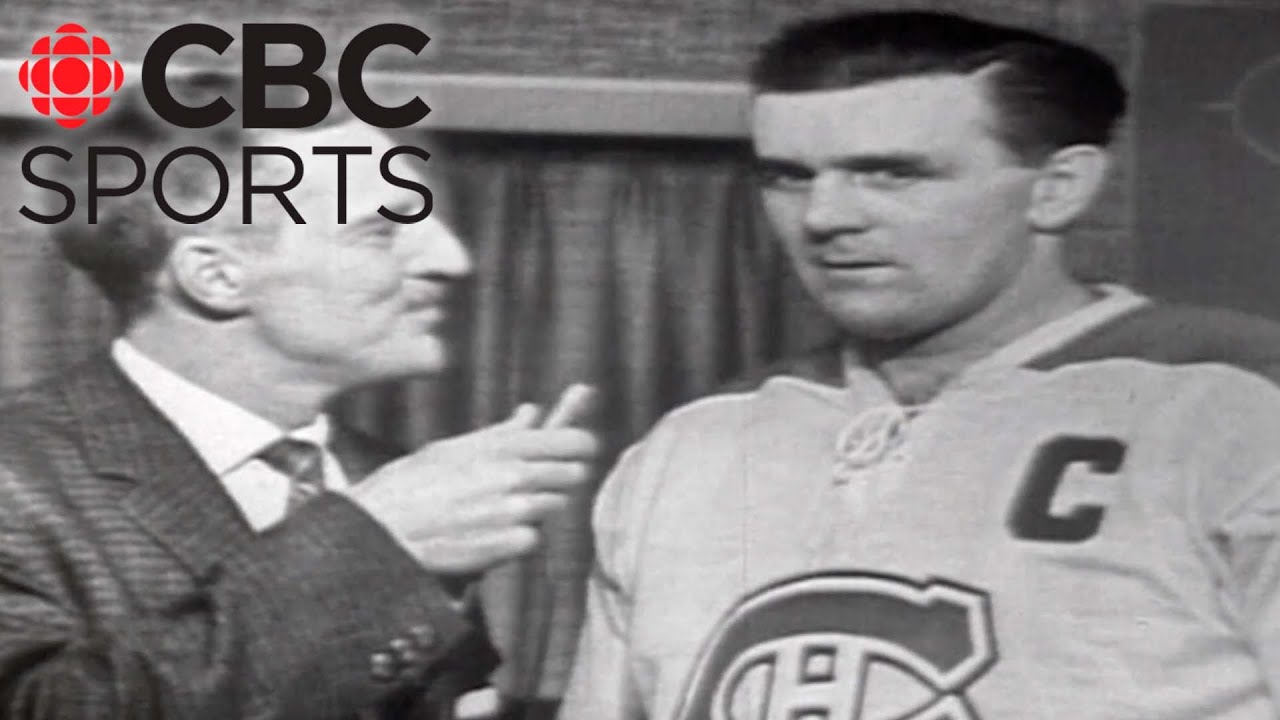Maurice Richard interview from 1960 after winning the Stanley Cup in Toronto for the Canadiens
