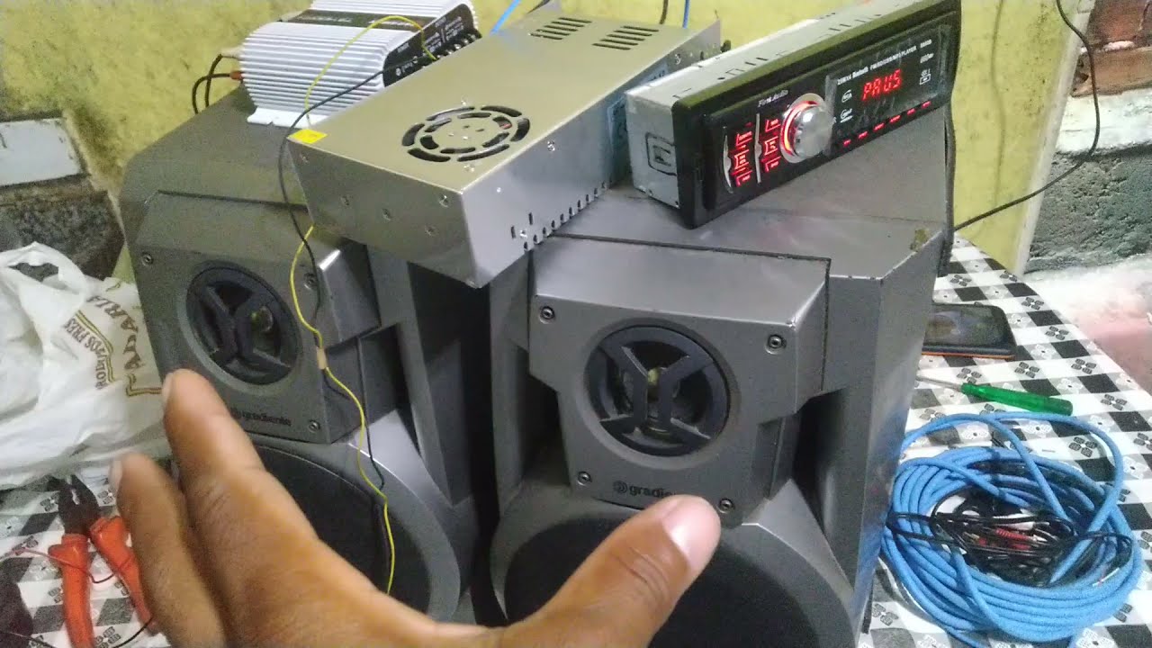 COMO INSTALAR SOM AUTOMOTIVO EM CAIXA DE SOM RESIDENCIAL