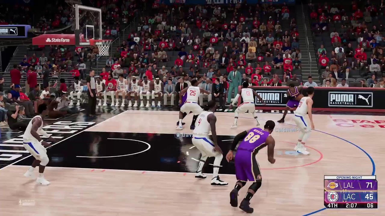 NBA 2K21 Lakers @ Clippers NBA TV Prime-time