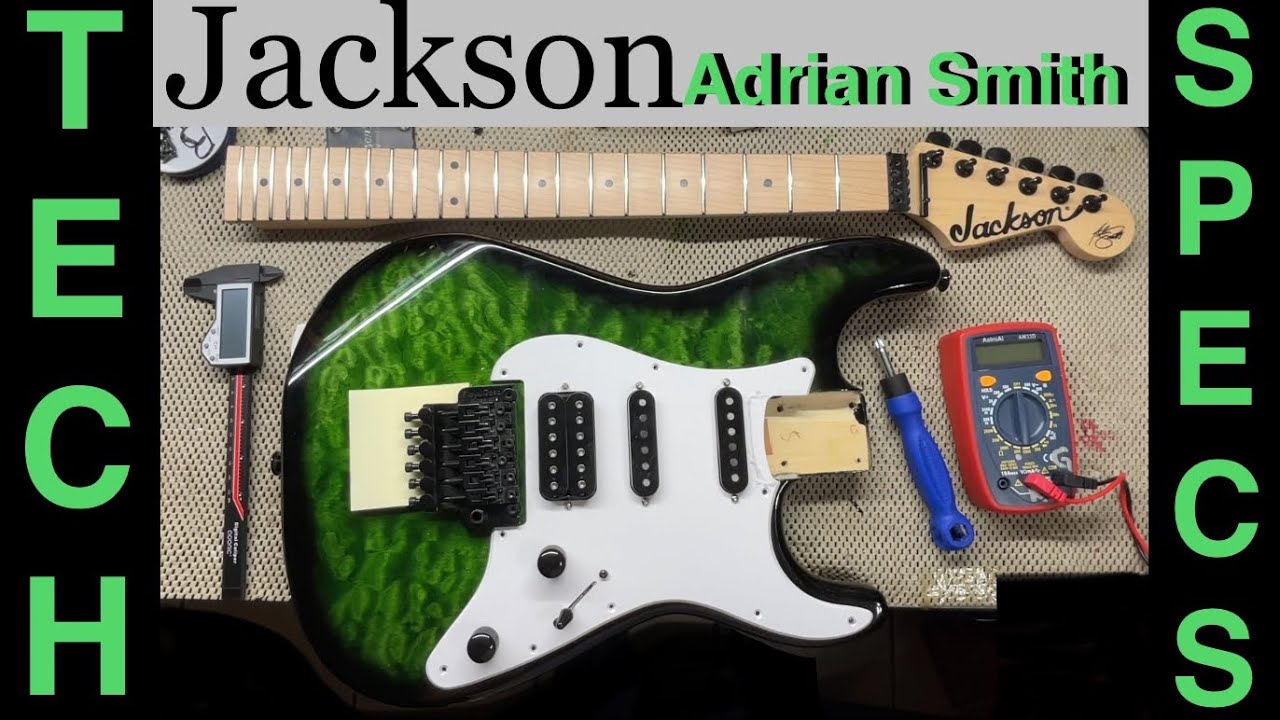 Tech Specs Jackson X Series Adrian Smith Signature SDXQ  Floyd Rose
