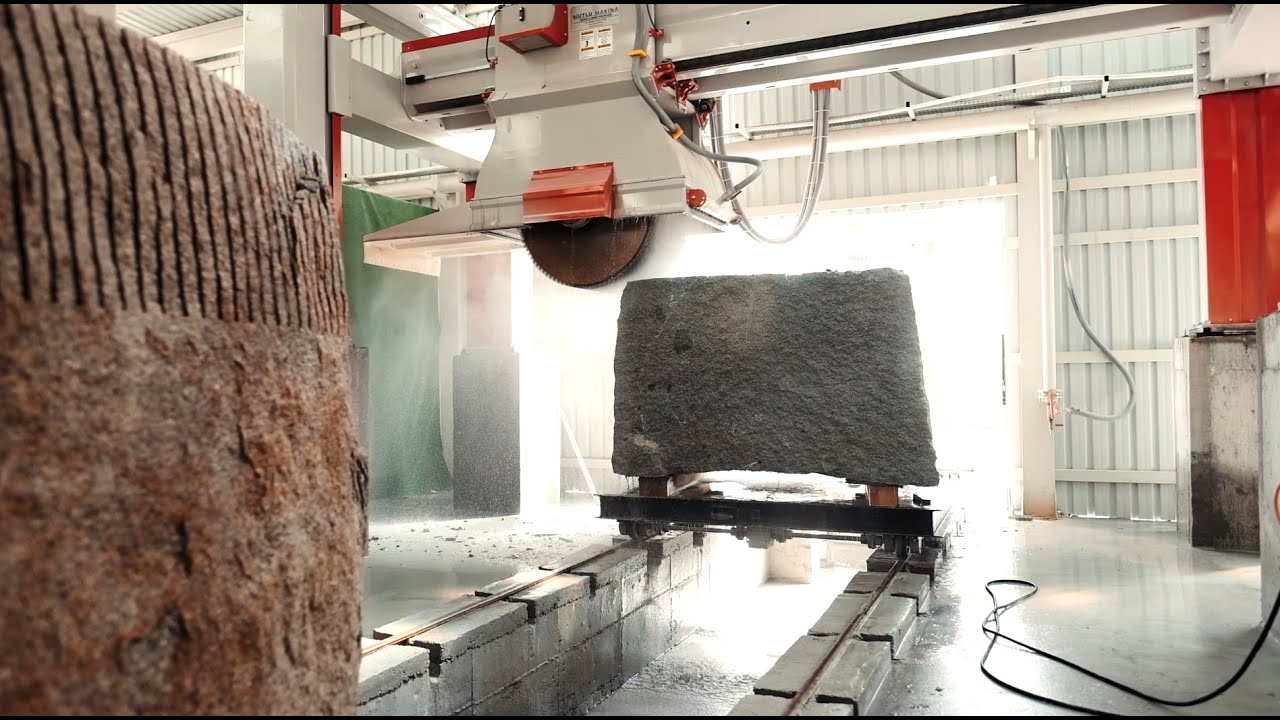 MTL27 ROBOTLU GRANİT BLOK KESİM HATTI - MTL27 WITH ROBOT GRANITE BLOCK CUTTING LINE