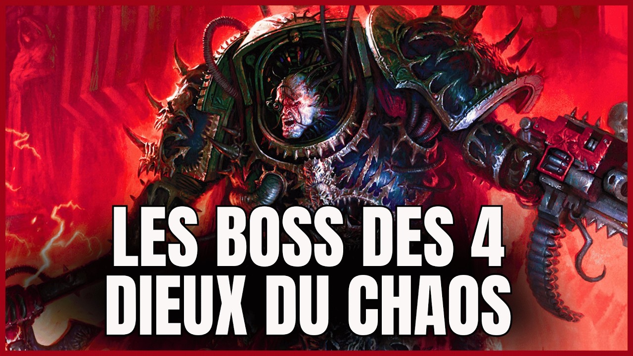 LES SEIGNEURS DES 4 DIEUX DU CHAOS EXPLIQUÉ ! Lore Warhammer 40k