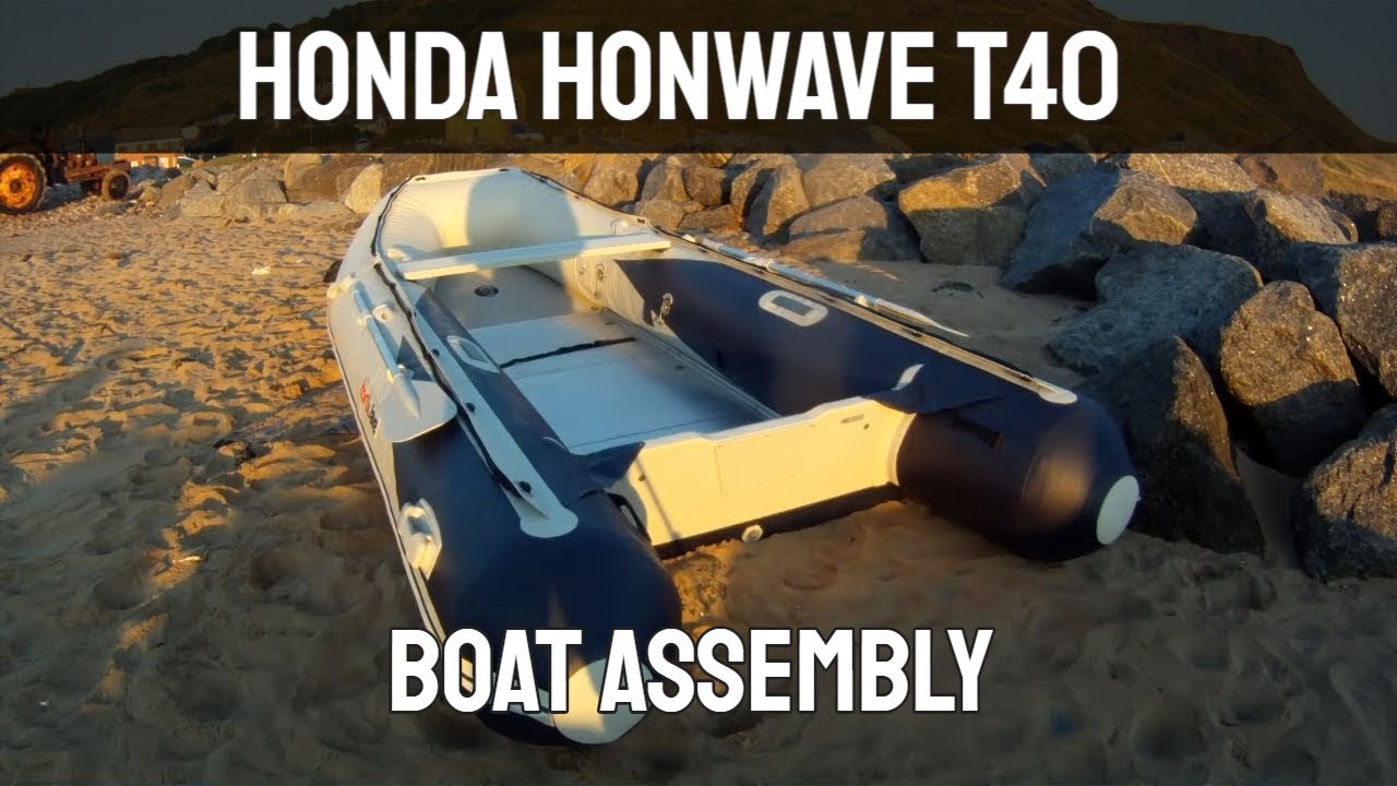 Honda Honwave T40 Inflatable Boat Assembly - GoPro