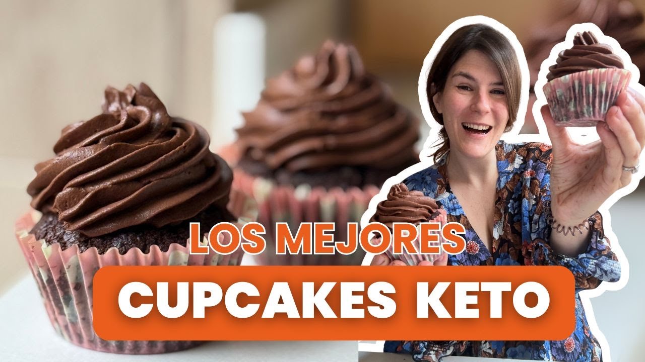 Los MEJORES Cupcakes KETO (2025) + ¿Cómo lograr que el dulce NO engorde?