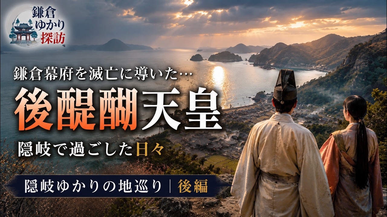 【太平記】後醍醐天皇ゆかりの地巡り ｜隠岐 西ノ島町