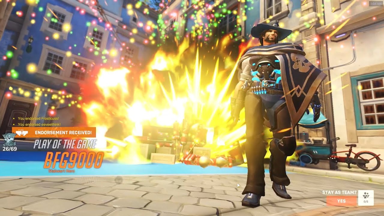 HUMAN AIMBOT! POTG! IDDQD CASSIDY GAMEPLAY OVERWATCH 2 SEASON 15 TOP 500
