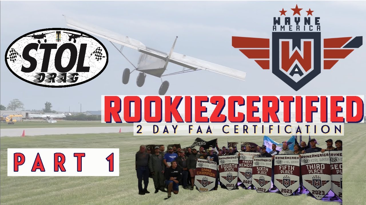 From Rookie to Certified, A StolDrag Racer Dream - My Journey in STOL Drags PART 1 KITPLANE