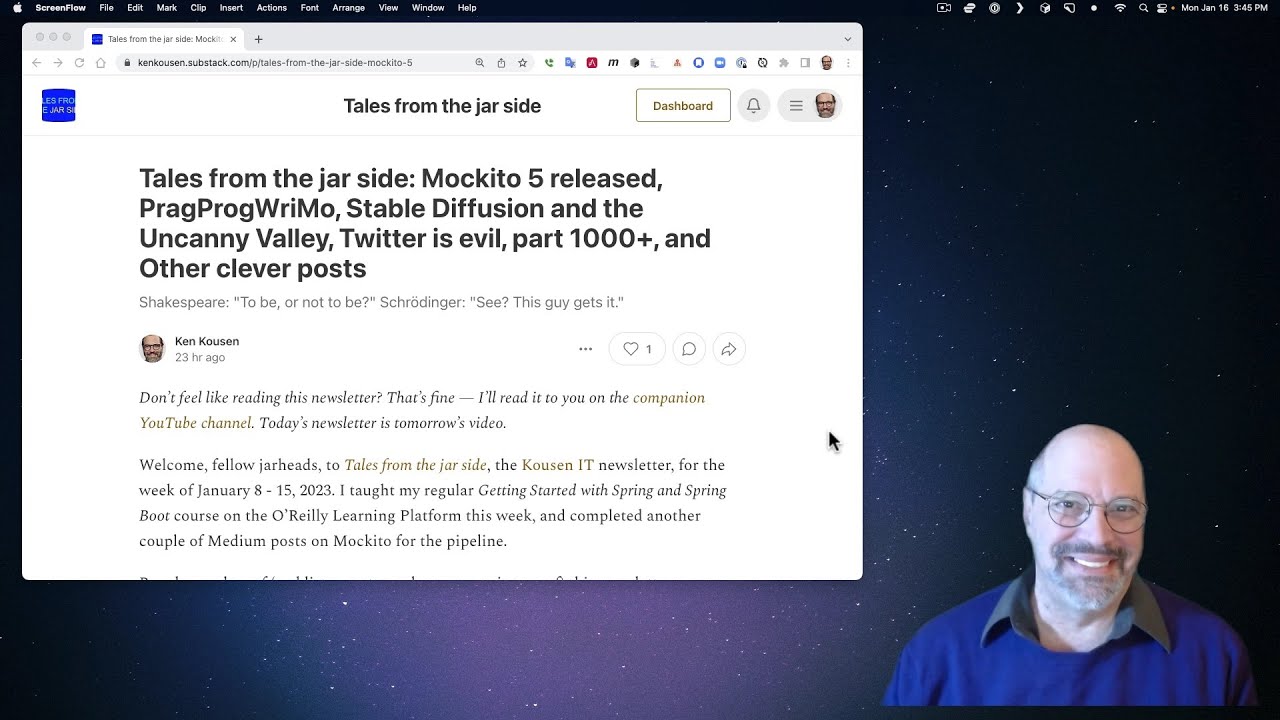 Mockito 5, Stable Diffusion, and Funny Posts