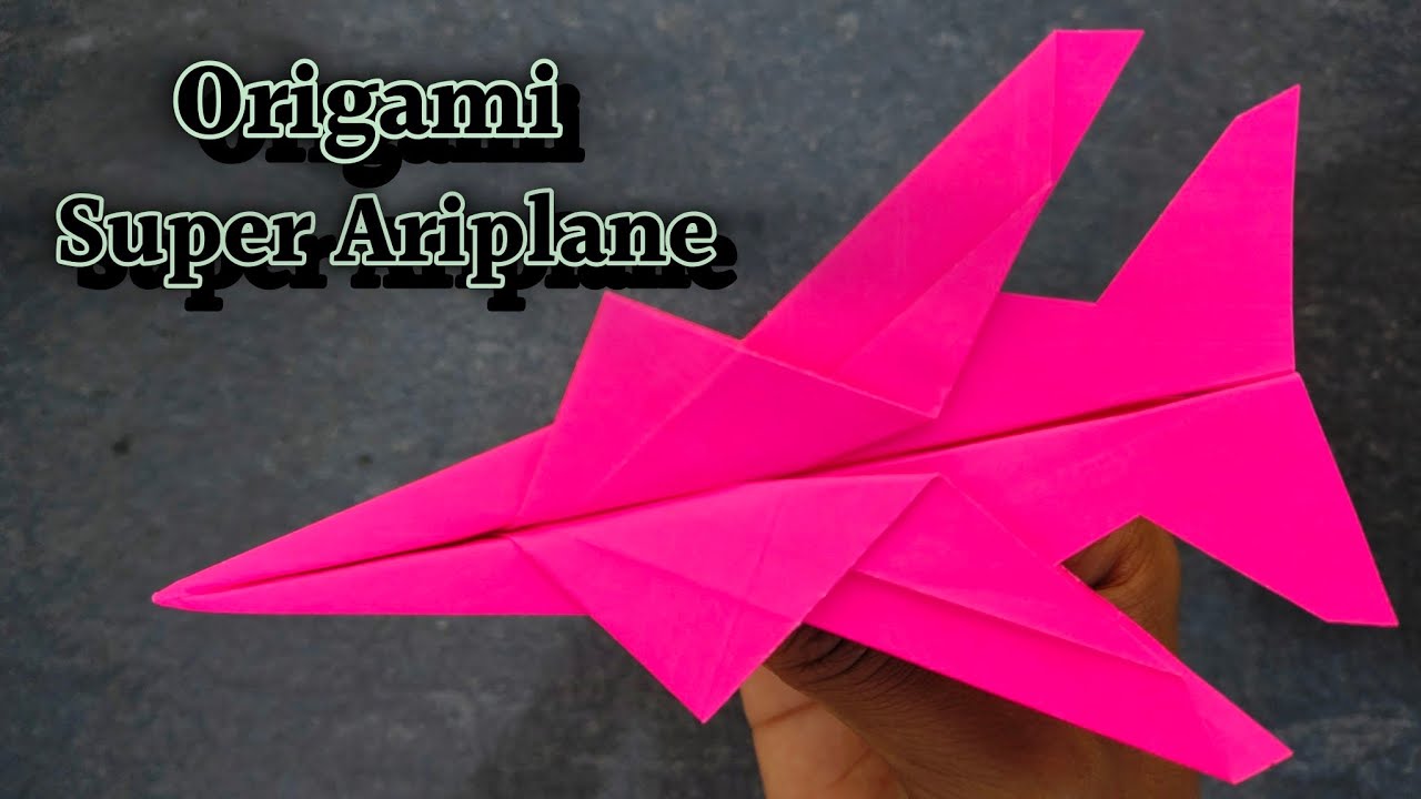 Origami paper super sky Ariplane🥰💯💯।। Origami Ariplane।। सबसे आसान तरीका पेपर प्लेन बनाने का ।।