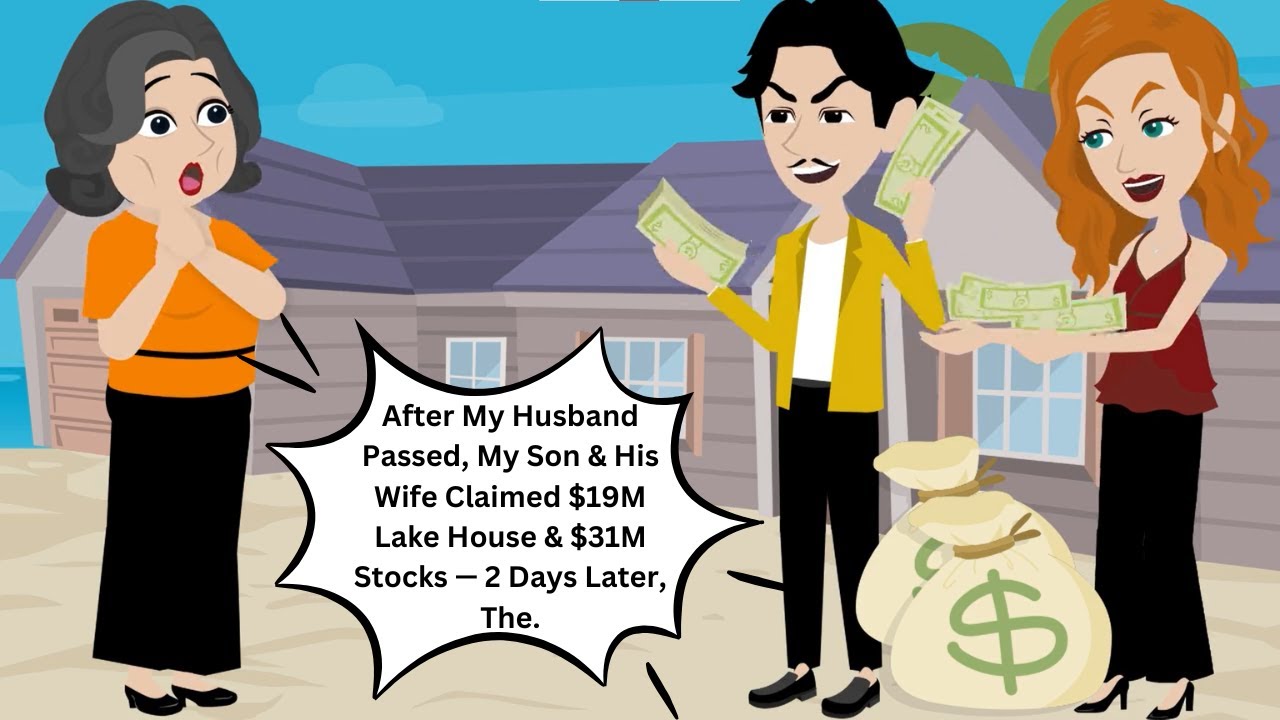 After My Husband Passed, My Son & His Wife Claimed $19M Lake House & $31M Stocks — 2 Days Later, The