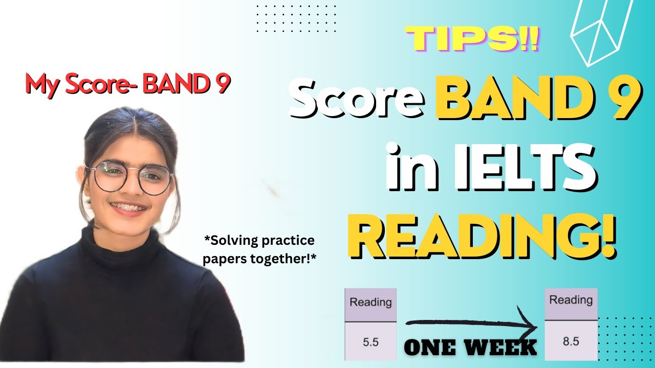 IELTS Reading- Score BAND 9 with these TIPS| My Score- 9 BAND| Improve BAND Score in 1 WEEK #ielts
