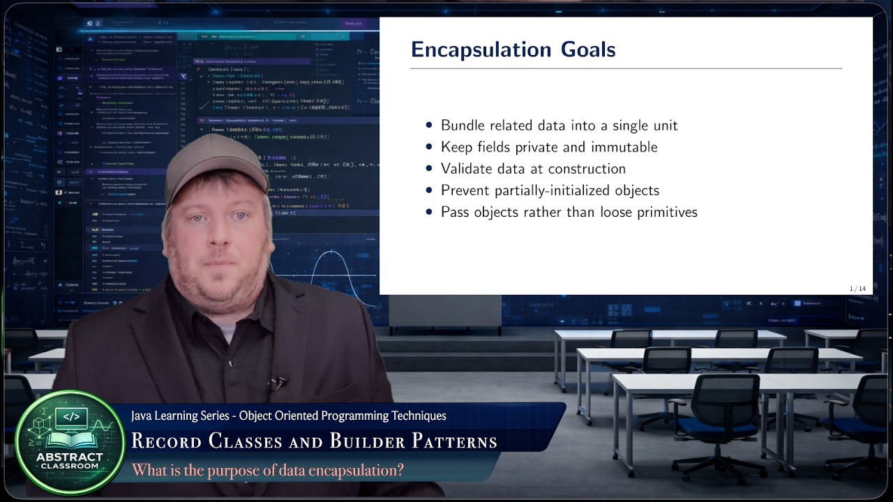 Data Encapsulation - Java Record Classes and Builder Patterns