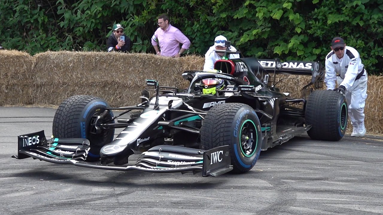 Mick Schumacher Driving the Mercedes-AMG F1 W12 @ Goodwood Festival of Speed!