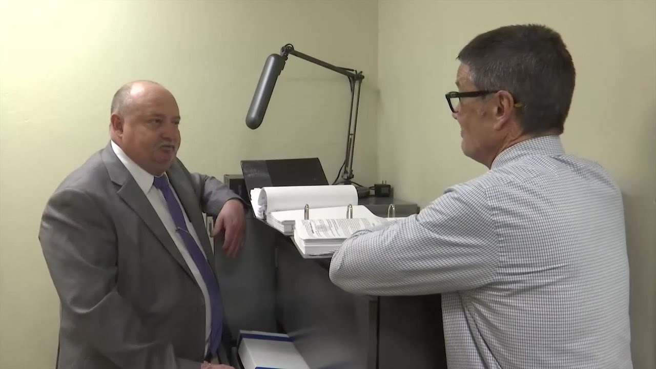Detective Clint Cole and Sheriff Ian Parkinson react to Paul Flores sentencing